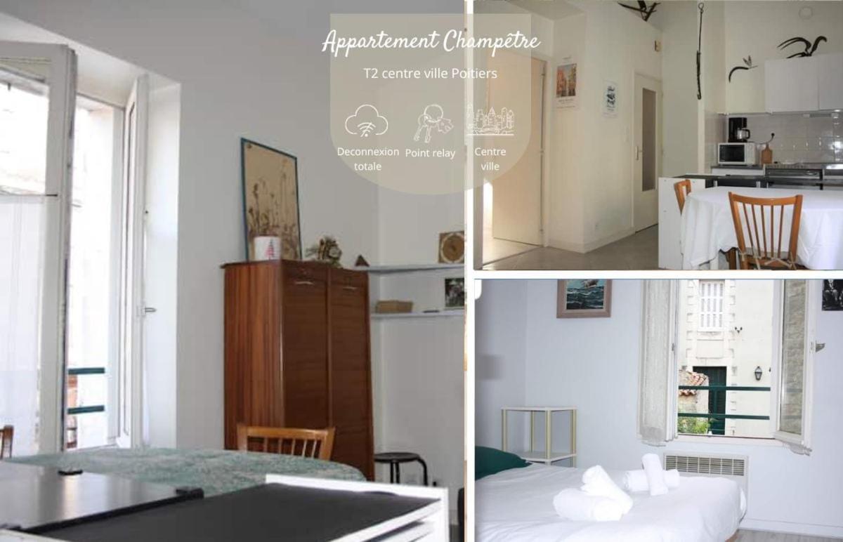 Appartement Champetre - Deconnexion Assuree Poitiers Luaran gambar